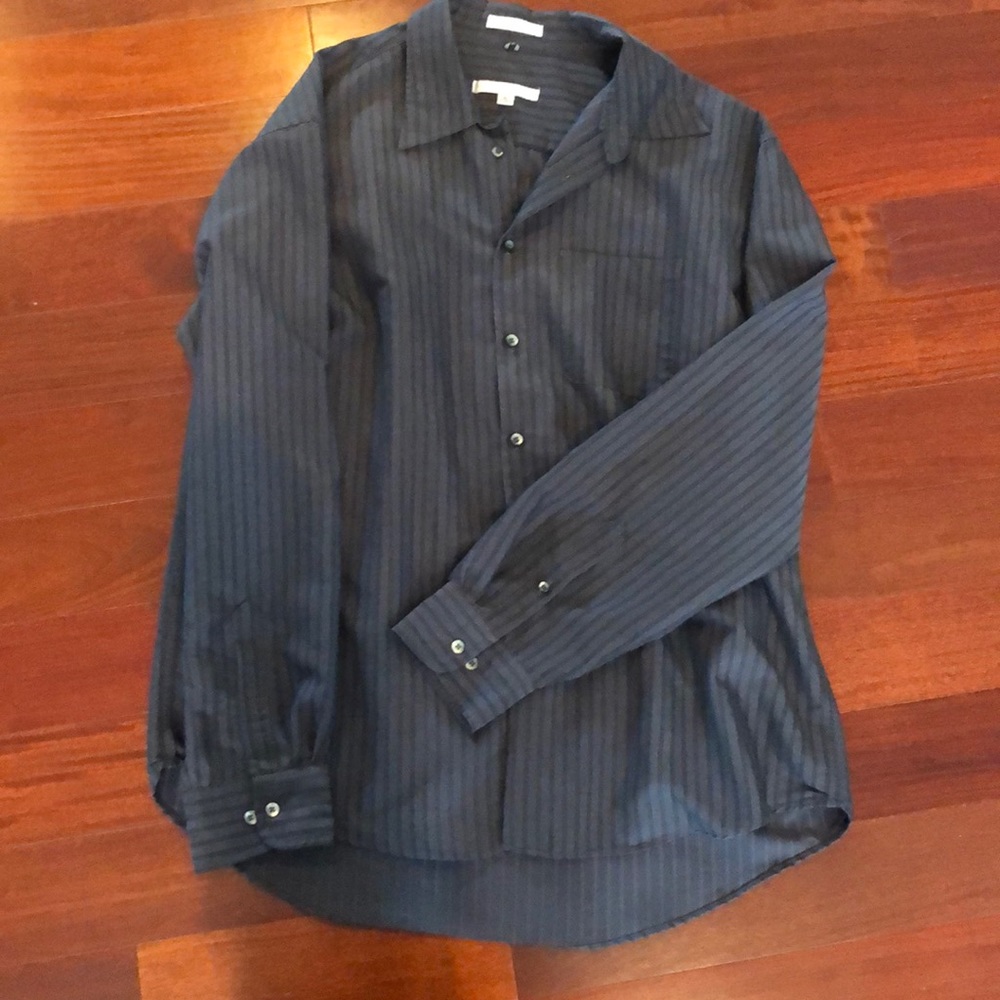 Geoffrey Beene XL men’s gray button down shirt